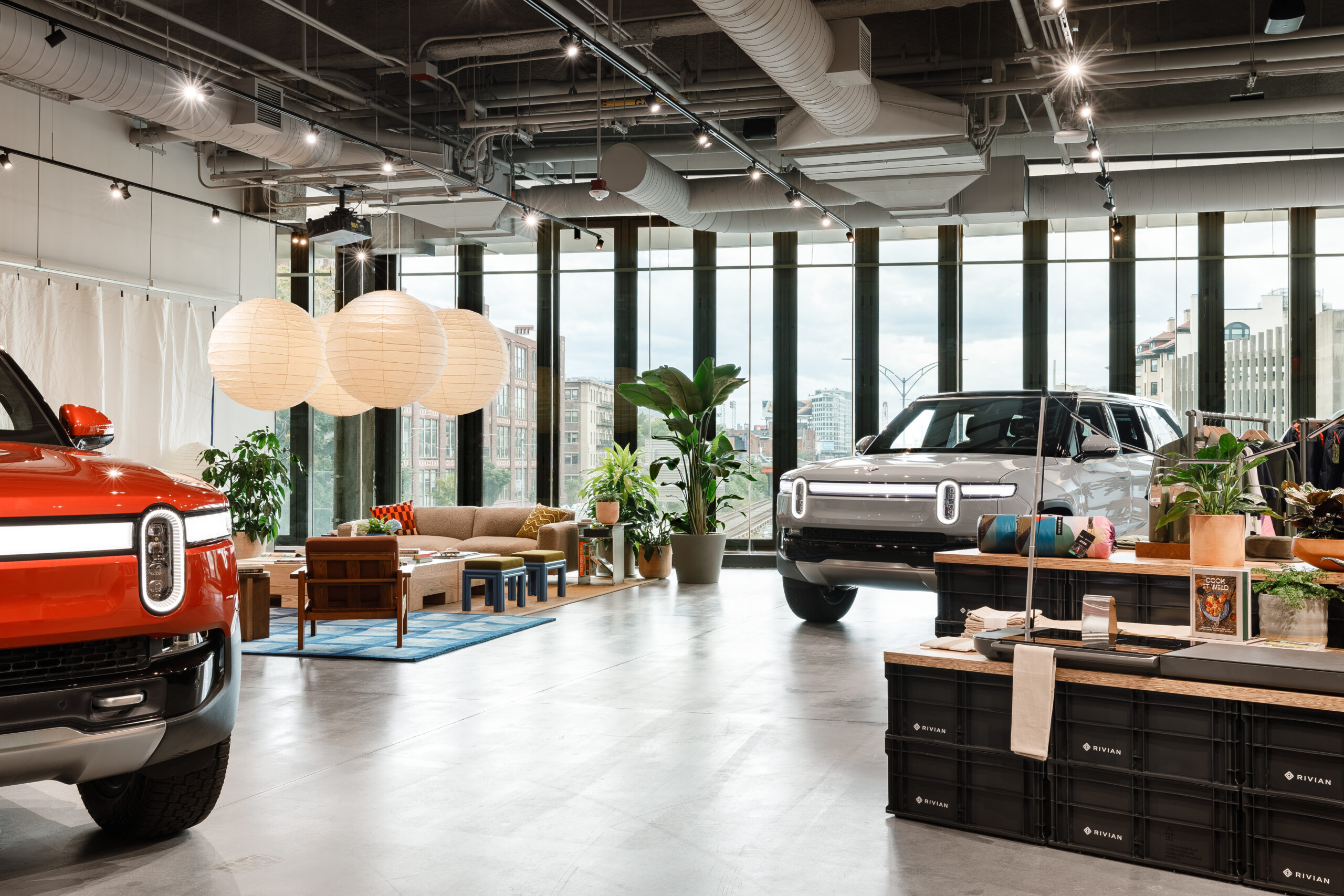 Rivian makes its Boston debut: showroom now open at the Lyrik Back Bay