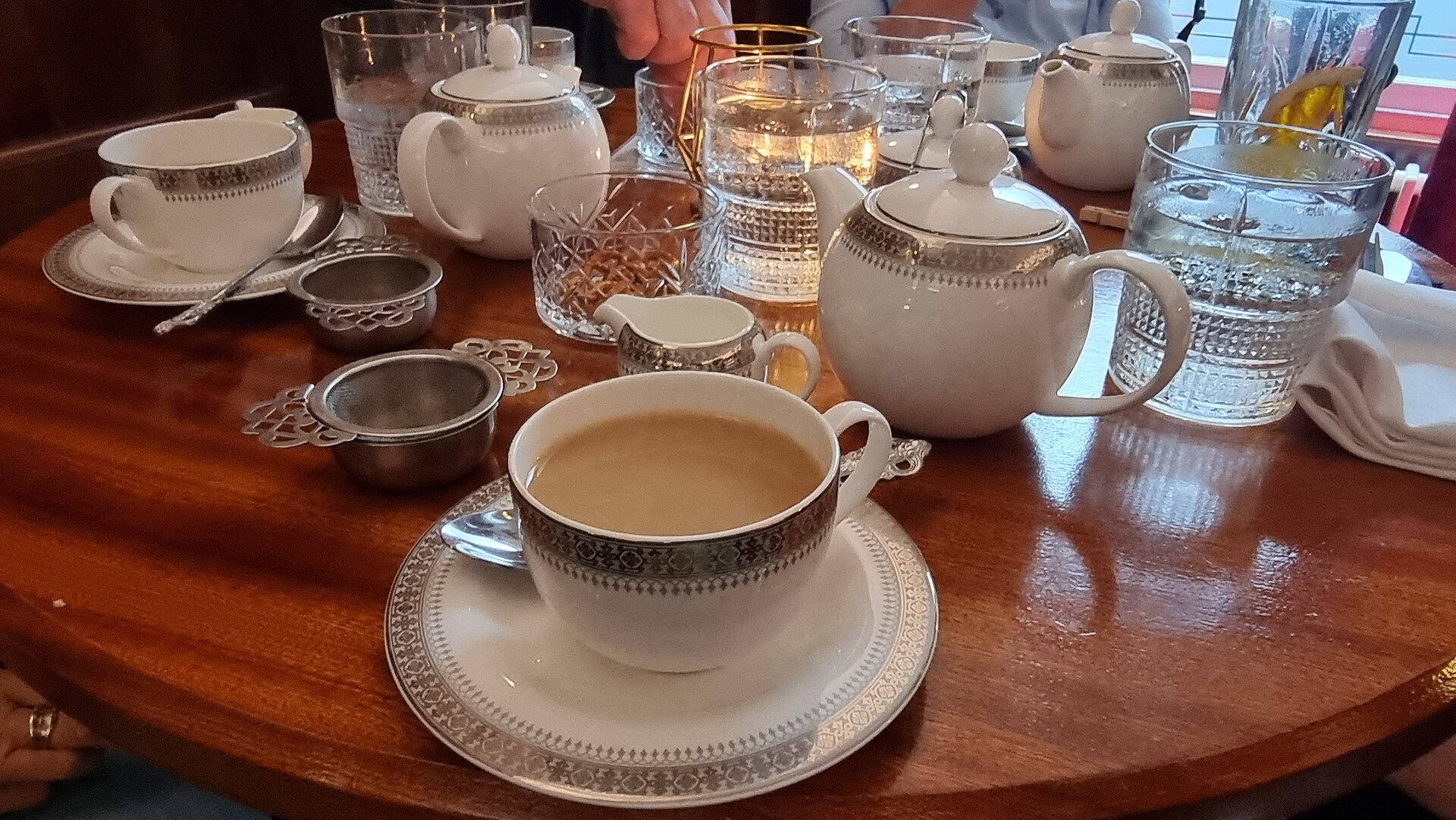 Tea service, the heart of a classic hotel afternoon tea